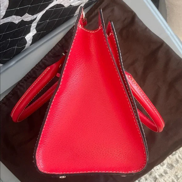 Kate Spade Bold Red Satchel - Picture 6 of 11